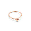 wholesale 9K Gold Spring New Flower Rose Gold Diamond Ring for Women, Simple and Elegant Luxury Band-0-4