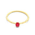 wholesale 9K Gold minimalist, slim, and versatile wholesale jewelry, direct from the source manufacturer, featuring red gemstone rings, delicate daily wear rings in Japanese and Korean styles-0-4