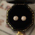 wholesale Wholesale 9K Gold-Plated Zirconia Exquisite Vintage Royal Mini Elegant Earrings-0-0