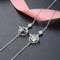 wholesale S925 Silver Korean Japanese Women's Fashion Moonstone Star Bracelet Simple Versatile Hand Jewelry Factory Direct-0-2