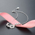 wholesale 925 Sterling Silver Women's Bracelet Summer Ins Minimalist Korean Style New Ancient Coin Small Bead Elegant Jewelry-0-3