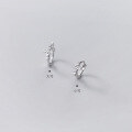 wholesale S925 silver ear studs, Korean-style artistic and trendy,G6740-0-4