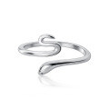 wholesale S925 silver Nalan Korean-style temperament personality snake ring for women, fashionable design ring minimalist hand accessory J6029-0-4