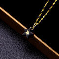 wholesale 10K/14K/18K Gold New Christmas Limited Collarbone Necklace, Minimalist Star Pendant for Women-0-3