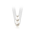 wholesale S925 Sterling Silver Single Shell Pearl Synthetic Pearl Pendant Niche Design Internet-Famous Live Broadcast Cute Collarbone Chain D7461-0-4