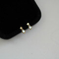 wholesale 14K AU585 gold Korean jewelry wholesale department's mini meteor shower delicate new Korean earrings for women-0-0