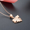 wholesale S925 Silver Japanese Korean Women's Fashion Leaf Pendant Minimalist Design Necklace Collarbone Chain Source Factory-0-2