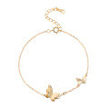 wholesale S925 Sterling Silver Women's Double Layer Butterfly Bracelet,Ins。-0-4