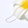 wholesale S925 Sterling Silver Cloud-Pull Jewelry Bamboo Chain 07mm Simple and Versatile Plain Naked Chain-0-3