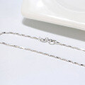 wholesale S925 Sterling Silver 10mm Melon Seed Chain Versatile Necklace, Matching Chain, Collarbone Minimalist Chain, Direct from Manufacturer-0-3