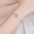 wholesale Pure Silver Moon Meteor Bracelet for Women, Personalized Fashion Jewelry, Ins Niche Design, Birthday Gift for Best Friend or Girlfriend-0-2