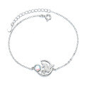 wholesale S925 Sterling Silver Unicorn Bracelet Ins Niche Design Jewelry for Women Birthday Gift for Girlfriend-0-4