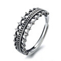 wholesale S925 Sterling Silver Star-shaped Open Ring for Women, Minimalist Hip-hop Internet Celebrity Accessory-0-4