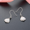 wholesale S925 Sterling Silver Korean Dongdaemun Zircon Earrings Fashion Shell-shaped Accessories Wholesale for Women-0-2