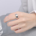 wholesale Sterling Silver S925 Women's English Letter Ring Minimalist Personality Index Finger Ring-0-3
