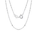 wholesale S925 Sterling Silver Cloud-Pull Jewelry Drop Chain, White Gold Versatile Choker Necklace Bare Chain Minimalist Chain Direct from Manufacturer-0-4