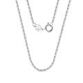 wholesale S925 Sterling Silver Cloud-Pull Jewelry Necklace, 30-Piece Flash O Plain Chain 12mm, Minimalist Matching Chain, Bare Chain, Plain Chain Factory-0-4