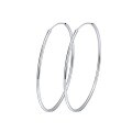 wholesale S925 Sterling Silver Cloud-Pull Jewelry Small and Large Hoop Earrings, Minimalist Circular Studs, Fashion Circle Earrings-0-4