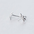 wholesale S925 Sterling Silver Women's Fashion Forest Style Cute Little Fresh Dragonfly Stud Earrings Simple Wholesale Ear Jewelry E3012-0-1