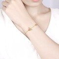 wholesale Sterling Silver Japanese-Inspired Light Luxury Jewelry Citrine Peridot Insect Niche Design Bee Bracelet for Women Wholesale-0-4