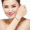 wholesale 999 Pure Silver Dragon and Phoenix Auspicious Bangle for Women, Mother's Day Gift-0-3