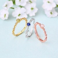 wholesale 925 Sterling Silver Jewelry Olive Stone Pink Crystal Ring, Japanese Light Luxury Vintage Style, Factory Wholesale-Peridot (clearance products are not refundable or exchangeable unless there is a quality issue. Please do not purchase if you mind) &gt; The opening is adjustable