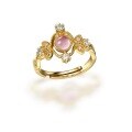 wholesale 925 Sterling Silver Natural Pink Quartz Diamond Rose Quartz Ring Original Vintage Jewelry Best-Selling Hand Jewelry-0-5