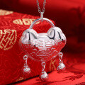 wholesale 999 Silver S999 Pure Silver Baby Longevity Lock Factory Wholesale Drop Shipping-0-1