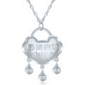 wholesale 999 Silver S999 Pure Silver Baby Longevity Lock Factory Wholesale Drop Shipping-0-4