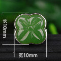 wholesale 925 Sterling Silver Four-Leaf Clover Jasper Earrings for Women with Certificate Green Jade Earrings Hetian Jade Stud Earrings Wholesale-0-5