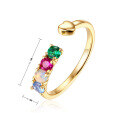 wholesale 9K gold jewelry diamond natural opal ring for women, Amazon creative bestseller-0-4