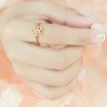 wholesale Vintage metal ring for women, Korean style, trendy influencer pinky ring, minimalist index finger ring for students-0-2