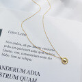 wholesale S925 Sterling Silver Women's Pendant, European And American Style Layering, Minimalist Star Moon Luxury Plain Choker Necklace, Ready To Ship Wholesale-0-3