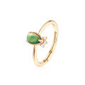 wholesale Vintage-inspired trendy retro opal ring for women, wholesale of lightweight luxury minimalist elegant jewelry-0-7