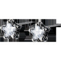 wholesale S925 Sterling Silver Star Korean Japanese Fashion Retro Diamond Inlaid Five-Pointed Star Ear Studs for Women E5167-0-4
