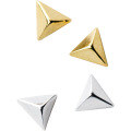 wholesale S925 silver stud earrings for women, Korean-style fashion minimalist small triangle ear studs, elegant geometric jewelry E8976-0-4