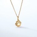 wholesale 9K Gold Plated, 925 Silver with Zirconia, Japanese and Korean Fashion Cute Little Cat Paw Pendant, Exquisitely Crafted Women's Adorable Kitty Claw Necklace-0-1