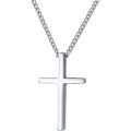 wholesale S925 Sterling Silver Cross Pendant Necklace for Women, Short Chain, Fashionable and Sweet Collarbone Style D0439-0-4