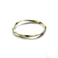 wholesale 9K Gold Japanese Light Jewelry Simple Möbius Strip Wave Ring for Women, New Versatile Ring-0-4