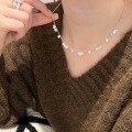 wholesale S925 Sterling Silver Sparkling Galaxy Dazzling Naked Diamond Starry Sky Necklace Ethereal Starfall Pendant Full Diamond Collarbone Chain-0-4
