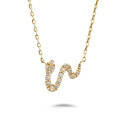 wholesale 14K Gold Plated S925 Silver Duli 25 New Product Light Luxury Zodiac Snake Diamond-Studded Necklace, Versatile for Daily Wear-0-4