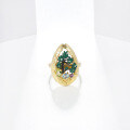 wholesale S925 Silver Designer High-End Adjustable Ring with Natural Style and Genuine Citrine-0-3