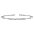 wholesale S925 Sterling Silver Fashion Geometric Engraved Diamond Bracelet, High-End Sense, Small and Niche, Ins Style, Multi-Layer Twisted Silver Bracelet-0-9