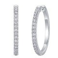 wholesale S925 Sterling Silver Borderless Light Earrings Moissanite New Style Hoop Earrings Hot Sale on Temu Amazon Wholesale Jewelry-0-4