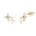 S925 Sterling Silver Square Stud Earrings with Moissanite-0-18