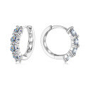 wholesale S925 sterling silver trendy luxury-style heart-shaped designer moissanite hoop earrings for women, wholesale, non-fading-0-4