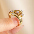 Metal Material Hot-Selling Blooming Firework Ring Luxury Fashion Design Ladies Wholesale-0-2