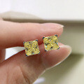 S925 Sterling Silver Oval Emerald-Cut Stud Earrings for Fashionable Commuting-0-6