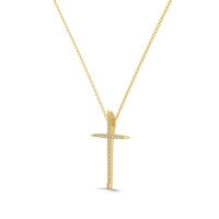 wholesale S925 Sterling Silver Korean-style Cross Pendant Necklace, Minimalist Delicate Lightweight Layering Collarbone Chain Necklace-DY190948-SG-WH 925 silver