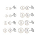 wholesale GPE Collection S925 Sterling Silver European and American Cross-Border Exquisite Earrings, Natural Freshwater Pearl Stud Earrings Wholesale-0-128